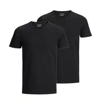 Netto Marken-Discount Jack & Jones T-Shirts 2er Pack T-Shirt im 2er Pack JJ BASIC V-NECK TEE Angebot