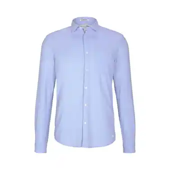 Netto Marken-Discount Tom Tailor Hemd Shirt fein strukturiert mit Bio Baumwolle Angebot