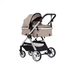 Netto Marken-Discount Chipolino Kombikinderwagen 2 in 1 Vista Wickeltasche, Fußabdeckung, Korb, Gurt beige Angebot