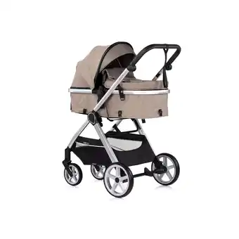 Netto Marken-Discount Chipolino Kombikinderwagen 2 in 1 Vista Wickeltasche, Fußabdeckung, Korb, Gurt beige Angebot