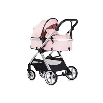 Netto Marken-Discount Chipolino Kombikinderwagen 2 in 1 Vista Wickeltasche, Fußabdeckung, Korb, Gurt rosa Angebot