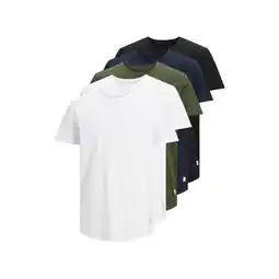 Netto Marken-Discount Jack & Jones T-Shirt 5er Pack 5 Pack T-Shirt Rundhals JJENOA TEE CREW NECK Angebot