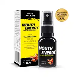 Netto Marken-Discount Mouth Energy Mundspray Cola 30ml mit Koffein Angebot