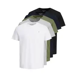 Netto Marken-Discount Jack & Jones T-Shirt 5 Pack JORJXJ TEE CREW NECK Angebot