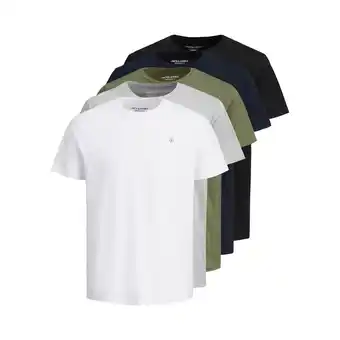 Netto Marken-Discount Jack & Jones T-Shirt 5 Pack JORJXJ TEE CREW NECK Angebot