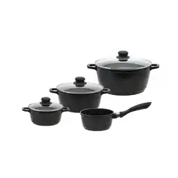 Netto Marken-Discount Topfset 4-teilig BLACK CAST Angebot