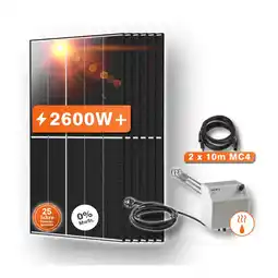 Netto Marken-Discount Warmwasserbereitung mit Photovoltaik – MyPV ELWA, 2600W+ Solarmodule Angebot