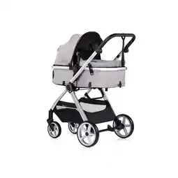 Netto Marken-Discount Chipolino Kombikinderwagen 2 in 1 Vista Wickeltasche, Fußabdeckung, Korb, Gurt grau Angebot