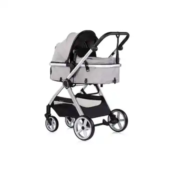 Netto Marken-Discount Chipolino Kombikinderwagen 2 in 1 Vista Wickeltasche, Fußabdeckung, Korb, Gurt grau Angebot