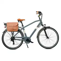 Netto Marken-Discount MBM Elektro-Citybike MONOTUBO CLASSIC Man 28 Zoll, grau Angebot