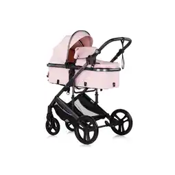 Netto Marken-Discount Chipolino Kinderwagen 2 in 1 Amore Getränkehalter Wickeltasche Fußabdeckung Korb pink Angebot