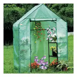 Netto Marken-Discount NYVI Foliengewächshaus NYVIGreen 195x143x73 cm - Gewächshaus für Pflanzen, Gemüse Angebot