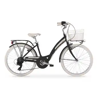 Netto Marken-Discount MBM Mädchenfahrrad Primavera 24 Zoll, black Angebot