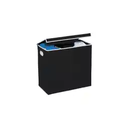 Netto Marken-Discount Wäschekorb 156 L – Wäschesammler mit Deckel & 3 Fächern Angebot