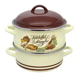 Netto Marken-Discount Kartoffeldämpfer 18cm Emaille Angebot