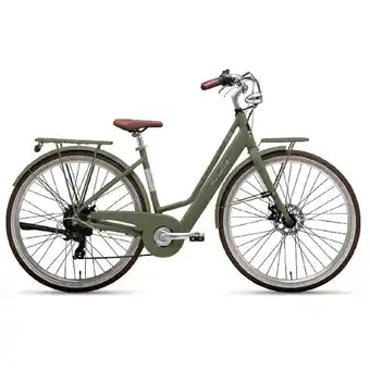 Netto Marken-Discount Adriatica Elektro-Citybike RETRO 28 Zoll, oliv Angebot