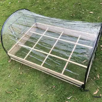 Netto Marken-Discount NYVI Foliengewächshaus NYVI-Green 02 – Frühbeet Gewächshaus für Gemüse, Pflanzen, Kräuter Angebot