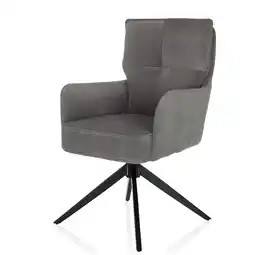 Netto Marken-Discount hjh LIVING Polsterstuhl TARUGO Stoff mit Armlehnen Angebot