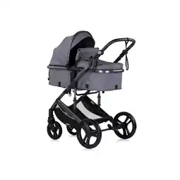 Netto Marken-Discount Chipolino Kinderwagen 2 in 1 Amore Getränkehalter Wickeltasche Fußabdeckung Korb grau gemustert Angebot
