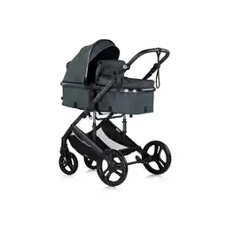 Netto Marken-Discount Chipolino Kinderwagen 2 in 1 Amore Getränkehalter Wickeltasche Fußabdeckung Korb tuerkis Angebot