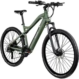 Netto Marken-Discount Tretwerk Commander Plus E-Bike E Mountainbike 29 Zoll Pedelec 170 - 190 cm Hardtail MTB khaki Angebot