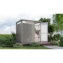 Netto Marken-Discount Gartenhaus Superline versch. Größen + Farben optional mit Anbaudach Angebot