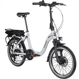 Netto Marken-Discount Tretwerk Matala E Bike Faltrad 20 Zoll Elektrofahrrad Damen Herren 145 - 175 cm silber Angebot