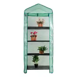 Netto Marken-Discount NYVI Foliengewächshaus NYVIGreen 158x69x49 cm - Gewächshaus klein für Jungpflanzen, Tomaten Angebot