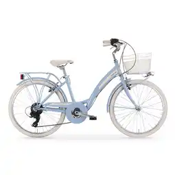 Netto Marken-Discount MBM Mädchenfahrrad Primavera 24 Zoll, hellblau Angebot