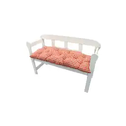 Netto Marken-Discount NYVI Auflage für Gartenbank Ibiza - Bequeme Gartenbankauflage Größe:150 cmFarbe:Karo-Rot Angebot