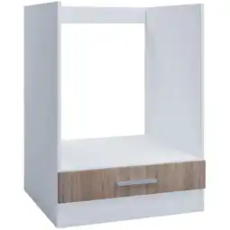 Netto Marken-Discount Kontor Hermsen Ofenschrank 60cm Sonoma Eiche Angebot
