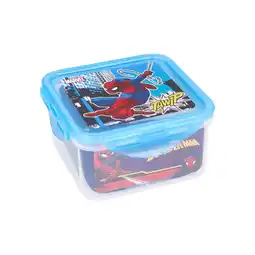 Netto Marken-Discount Spiderman Lunchbox – Quadratischer Brotdose Behälter 730 ml für Kinder Angebot