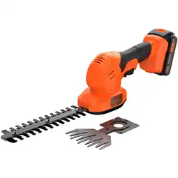 Netto Marken-Discount BLACK+DECKER Grasschere Akku-Grasschere und -Strauchschere BCSS18D1, 18Volt Angebot