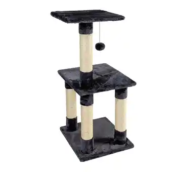 Netto Marken-Discount NYVI Katzen Kratzbaum Trient 85 cm groß anthrazit - Deluxe Mini Katzenbaum Angebot