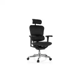Netto Marken-Discount hjh OFFICE Luxus Chefsessel ERGOHUMAN ULTRA L GEN2 Leder mit Armlehnen (höhenverstellbar) Angebot