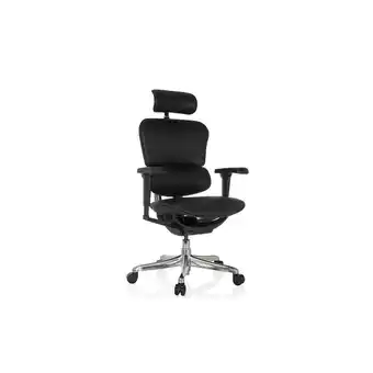 Netto Marken-Discount hjh OFFICE Luxus Chefsessel ERGOHUMAN ULTRA L GEN2 Leder mit Armlehnen (höhenverstellbar) Angebot