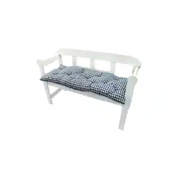 Netto Marken-Discount NYVI Auflage für Gartenbank Ibiza - Bequeme Gartenbankauflage Größe:120 cmFarbe:Karo-Blau Angebot
