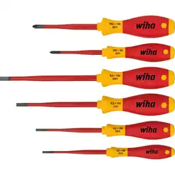 Netto Marken-Discount Wiha Schraubendreher Schraubendreher-Set SoftFinish electric slimFix, 6-teilig Angebot