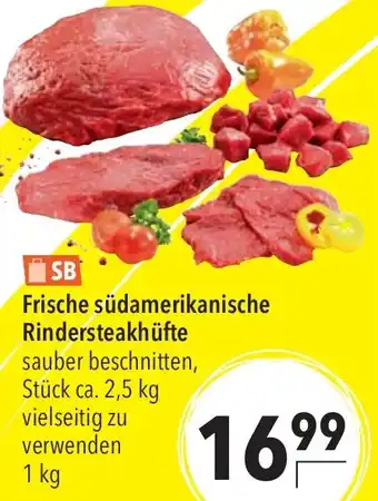 CITTI Markt Frische südamerikanische Rindersteakhüfte Angebot