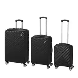 Netto Marken-Discount Trolley-Set Kingston 3-tlg. - schwarz Angebot