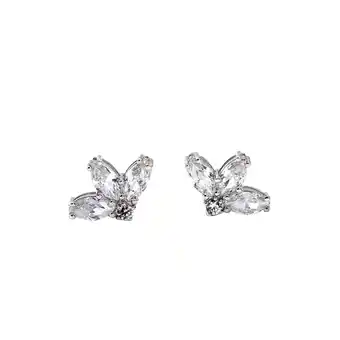 Netto Marken-Discount LEIS Ohrstecker 925 Sterling Silber rhodiniert Glänzend Zirkonia weiß Angebot