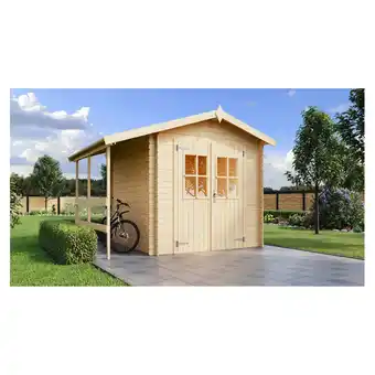 Netto Marken-Discount weka Blockbohlenhaus Juist 18 mm mit Schleppdach Angebot