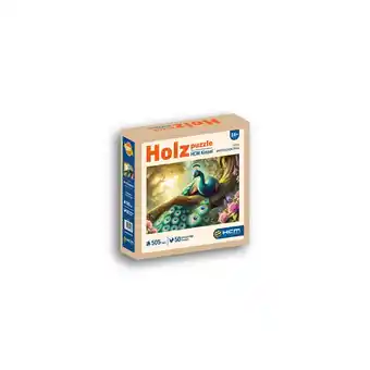 Netto Marken-Discount HCM Kinzel Holzpuzzle Mystischer Pfau Angebot