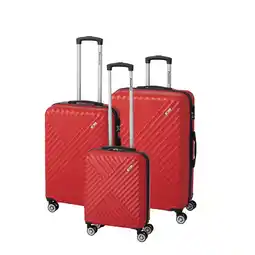 Netto Marken-Discount Trolley-Set Kingston 3-tlg. - rot Angebot