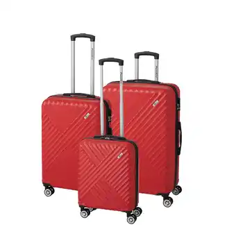 Netto Marken-Discount Trolley-Set Kingston 3-tlg. - rot Angebot