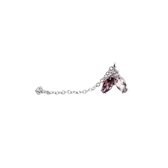 Netto Marken-Discount LEIS Ohrhänger 925 Sterling Silber rhodiniert Glänzend Blume Zirkonia bunt Angebot