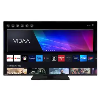 Netto Marken-Discount Toshiba 50 Zoll VIDAA TV Fernseher (4K UHD Smart TV, HDR Dolby Vision, Triple-Tuner) 50UV3463DAW Angebot
