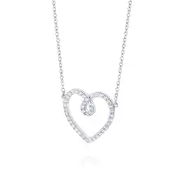 Netto Marken-Discount LEIS Kette 925 Sterling Silber rhodiniert Glänzend Zirkonia weiß Angebot