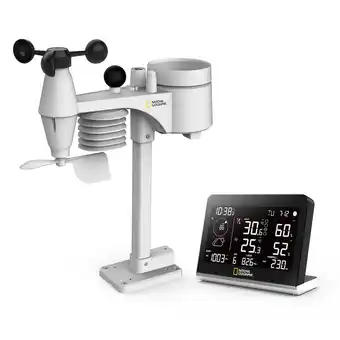 Netto Marken-Discount NATIONAL GEOGRAPHIC Funkwetterstation SC mit 8-in-1-Außensensor und Farbwechsel Angebot