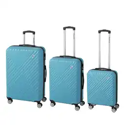 Netto Marken-Discount Trolley-Set Kingston 3-tlg. - türkis Angebot